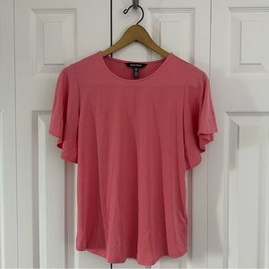 Flutter sleeve tee